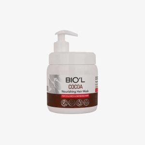 ماسک تقویت کننده مو بیول مدل Cocoa مناسب برای موهای آسیب دیده و رنگ شده حجم 500 میلی لیتر