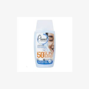 کرم ضدآفتاب بی‌رنگ پیکسل SPF50 مدل Oily Acne-Prone Skin، مناسب پوست‌های چرب، حجم 50 میلی‌لیتر